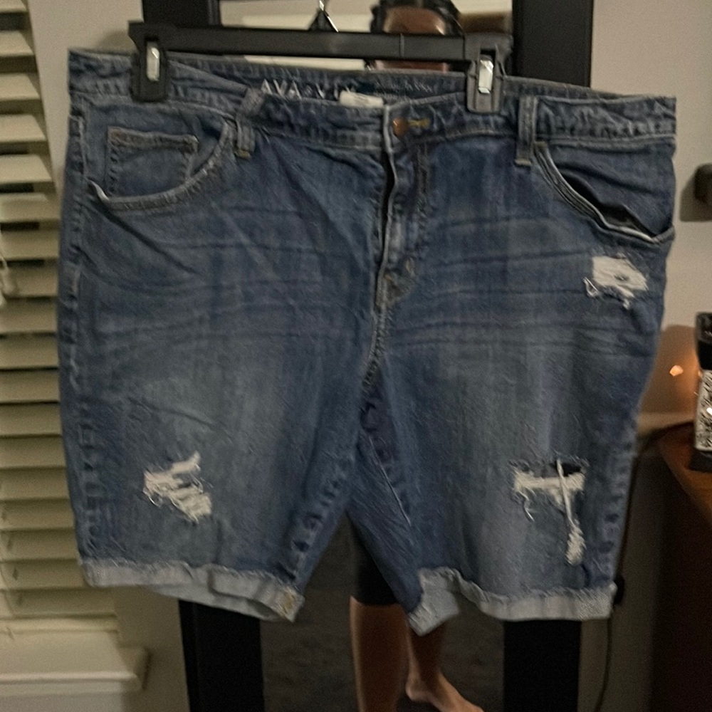 Ava& Viv denim Bermuda shorts size 18w